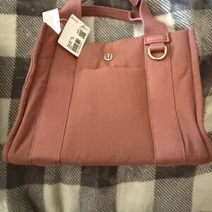 Lululemon Pink Boxy Mini  Tote Bag NWT